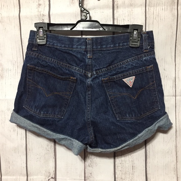 guess jean shorts womens